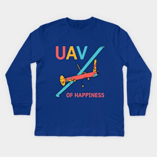 UAV OF HAPPINESS Kids Long Sleeve T-Shirt